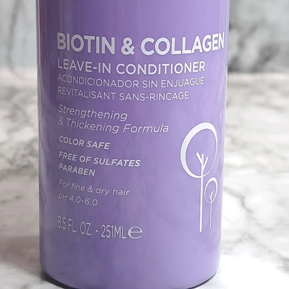 LUSETA‎ BIOTIN & COLLAGEN LEAVE-IN HAIR CONDITIONER Strengthen Thicken Dry Hair